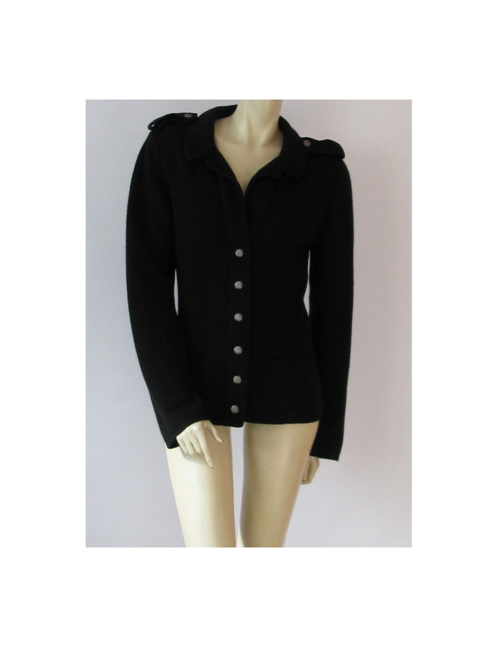 Gilet CHANEL  col chemise