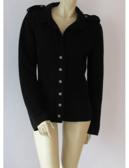 Gilet CHANEL  col chemise