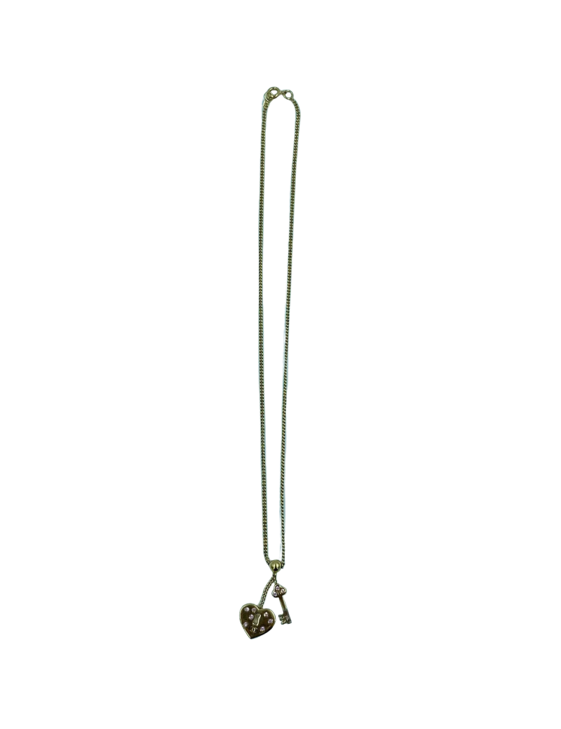 Collier CHANEL coeur et clef