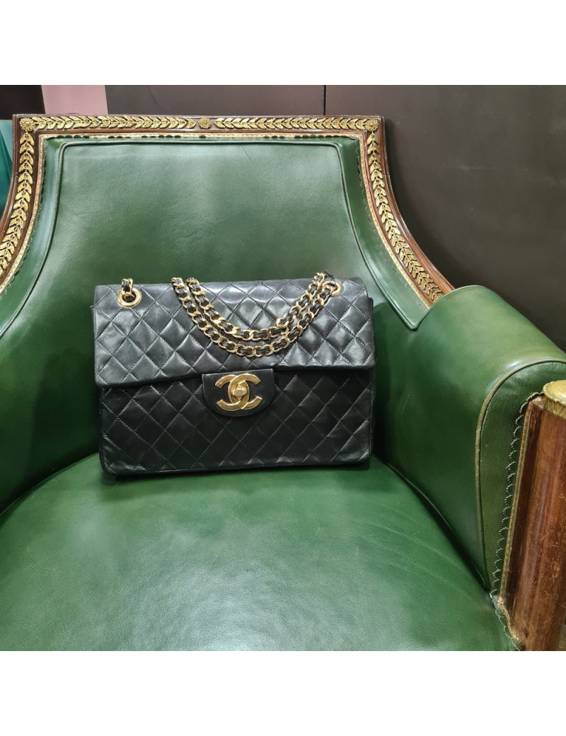 Maxi jumbo CHANEL noir Vintage