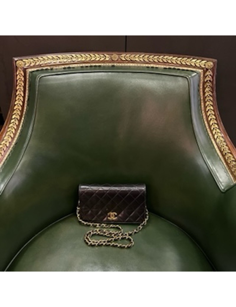 WOC vintage CHANEL mini noir