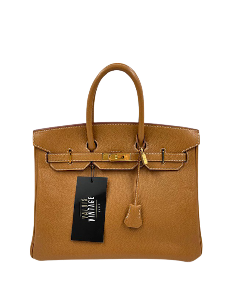 Birkin 35 Vache Ardennes Gold