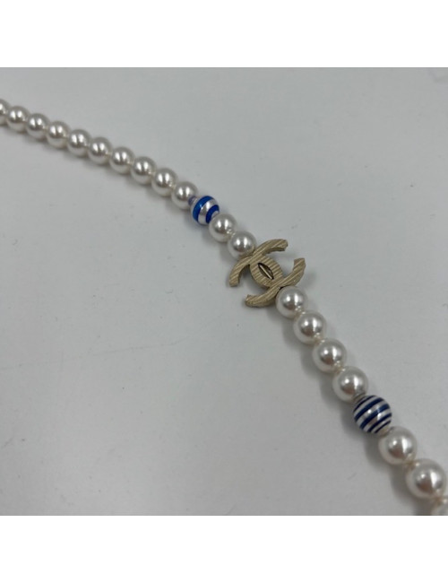 Sautoir CHANEL perles nacrées 