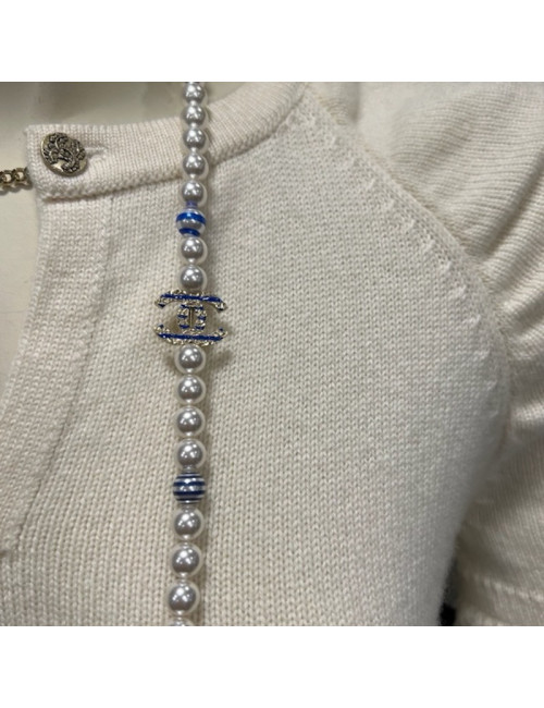 Sautoir CHANEL perles nacrées 