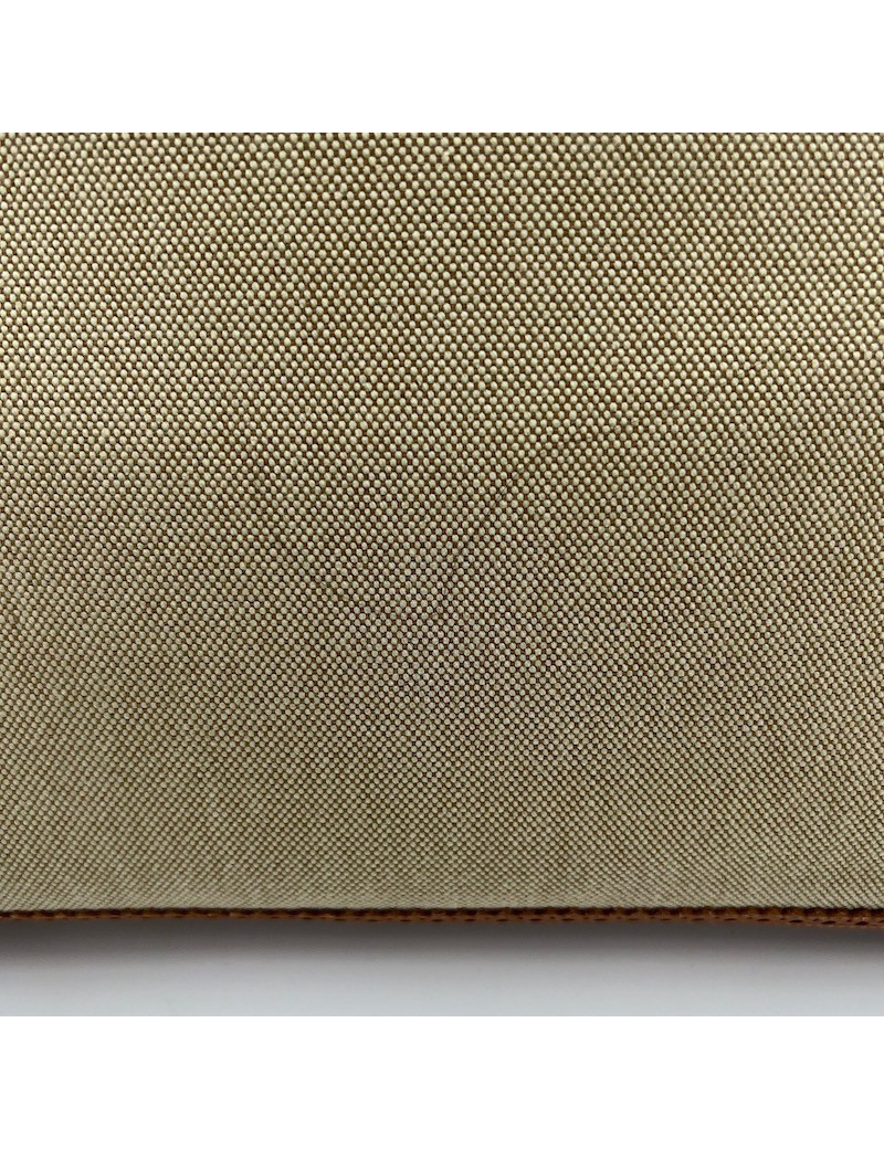 Birkin Ghillies 40 toile et cuir barenia gold