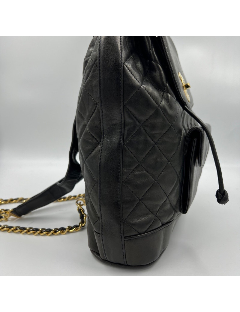 Sac à dos CHANEL vintage noir