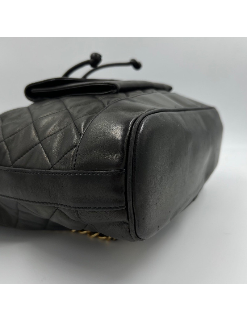 Sac à dos CHANEL vintage noir