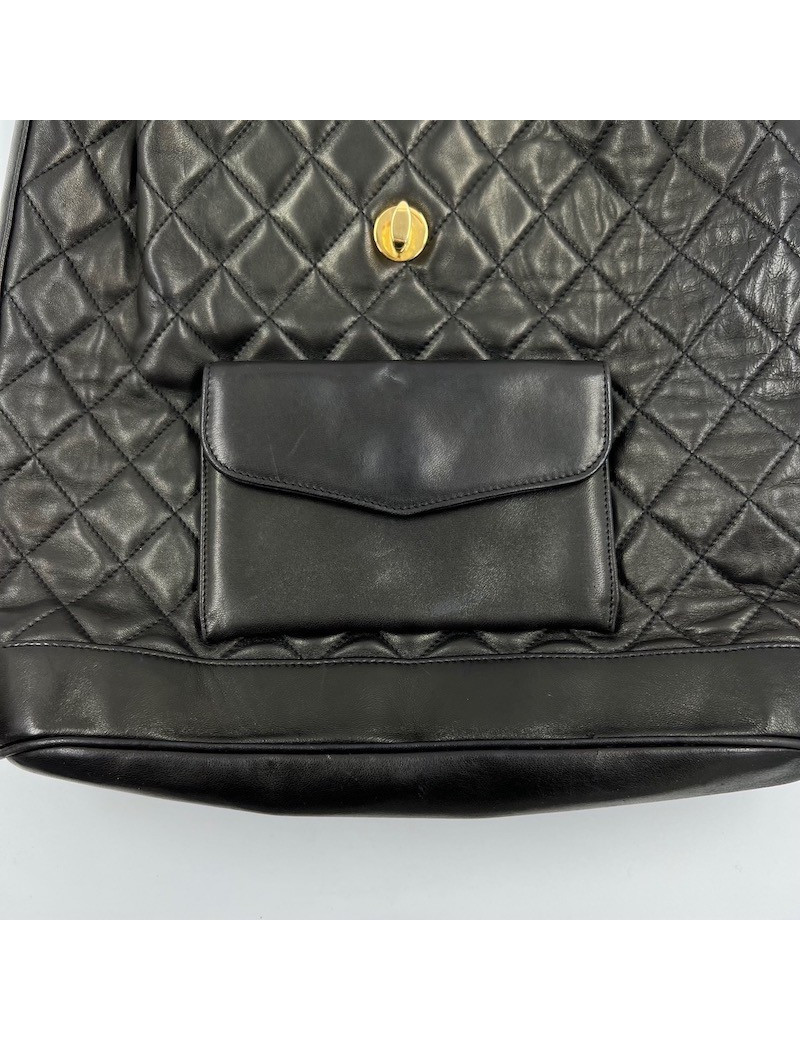 Sac à dos CHANEL vintage noir