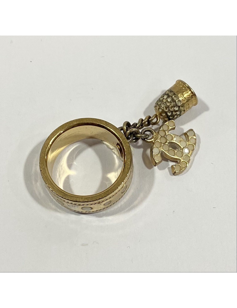 Bague CHANEL CC et Dé