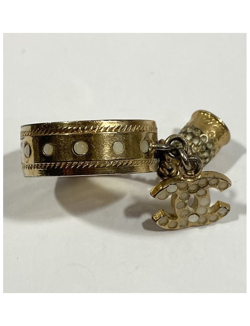 Bague CHANEL CC et Dé