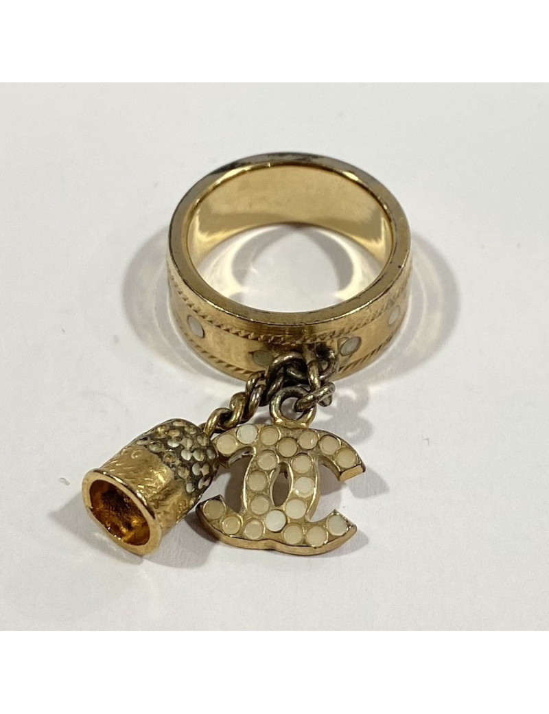 Bague CHANEL CC et Dé