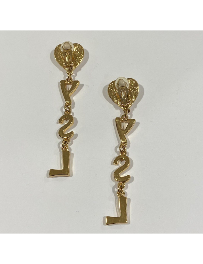 Clips YVES SAINT LAURENT YSL pendants