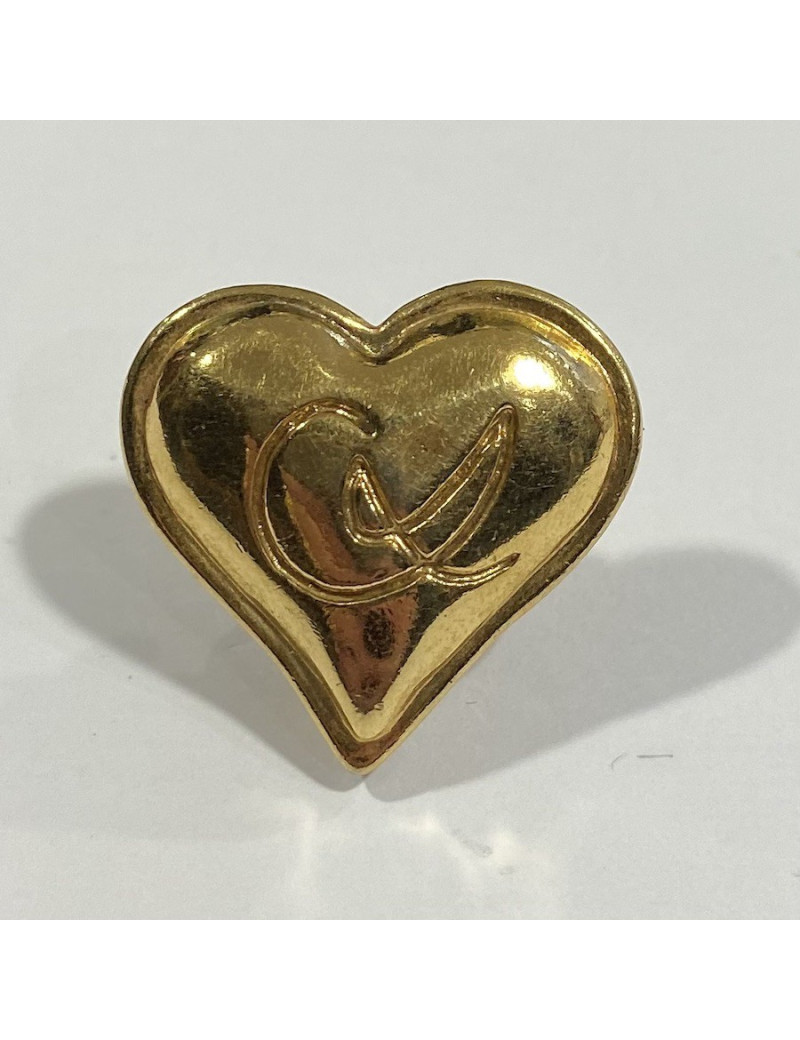 CHRISTIAN LACROIX Vintage Heart Clip-on Earrings - Superb Occasion