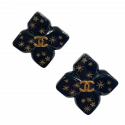 Clips noirs CHANEL Vintage
