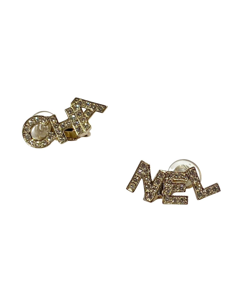 Clips CHANEL CHA NEL strass