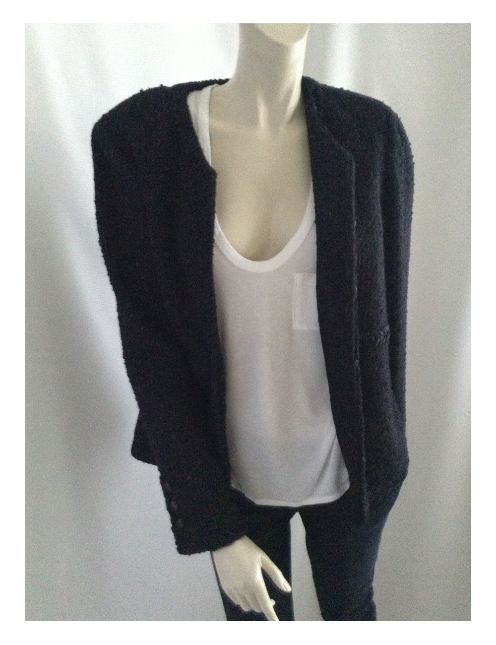 Veste CHANEL noire t 46