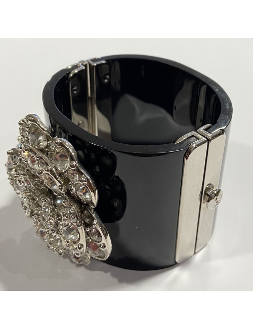 Manchette CHANEL camélia brillants