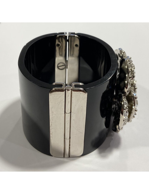 Manchette CHANEL camélia brillants