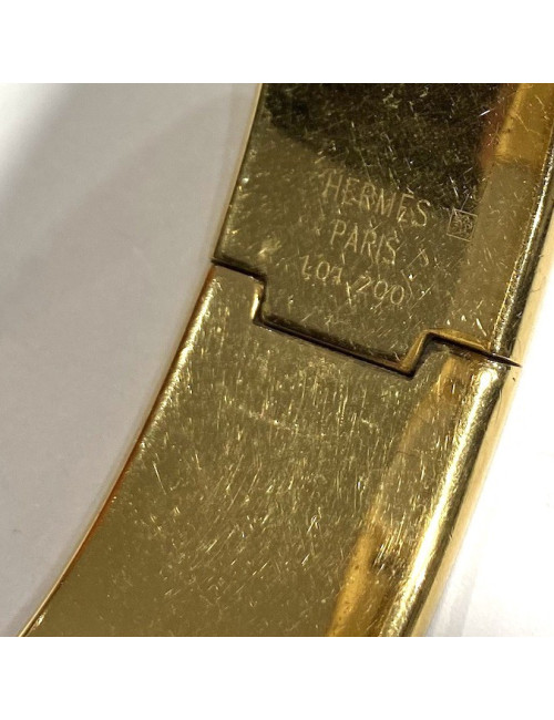 Montre HERMES loquet bois marron