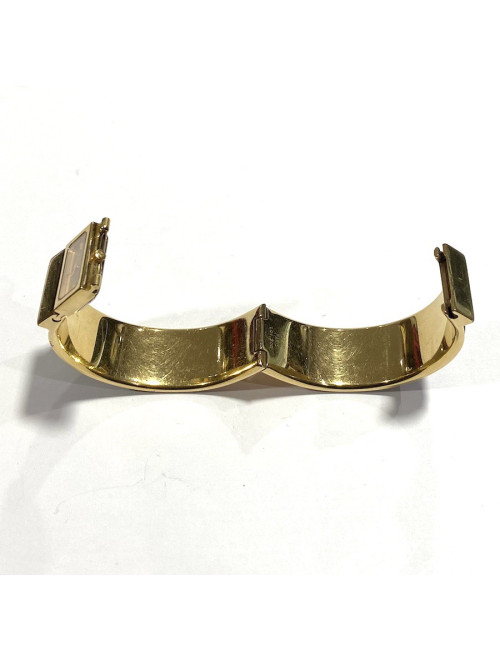 Montre HERMES loquet bois marron