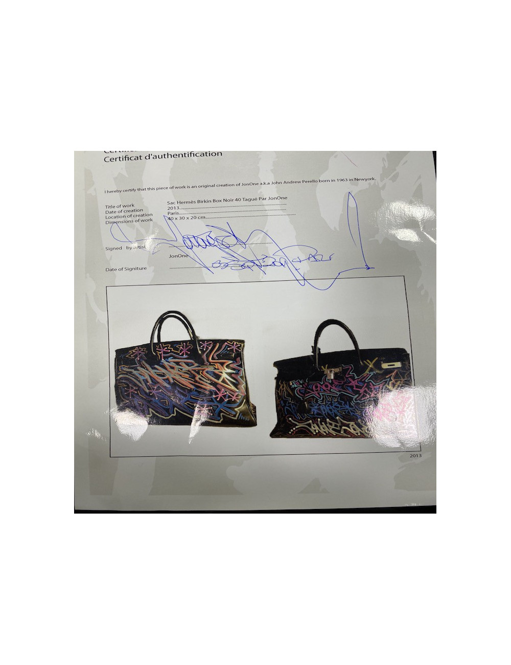 HERMES JONONE Birkin 40  customized