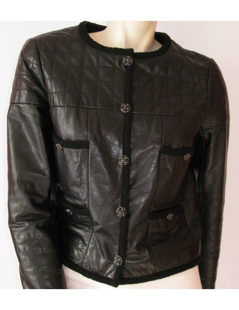 Blouson Motard CHANEL T40