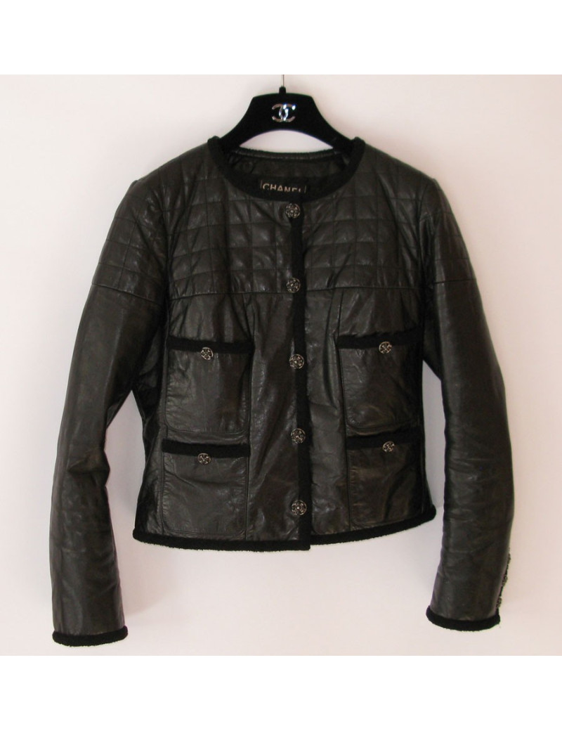 Blouson Motard CHANEL T40