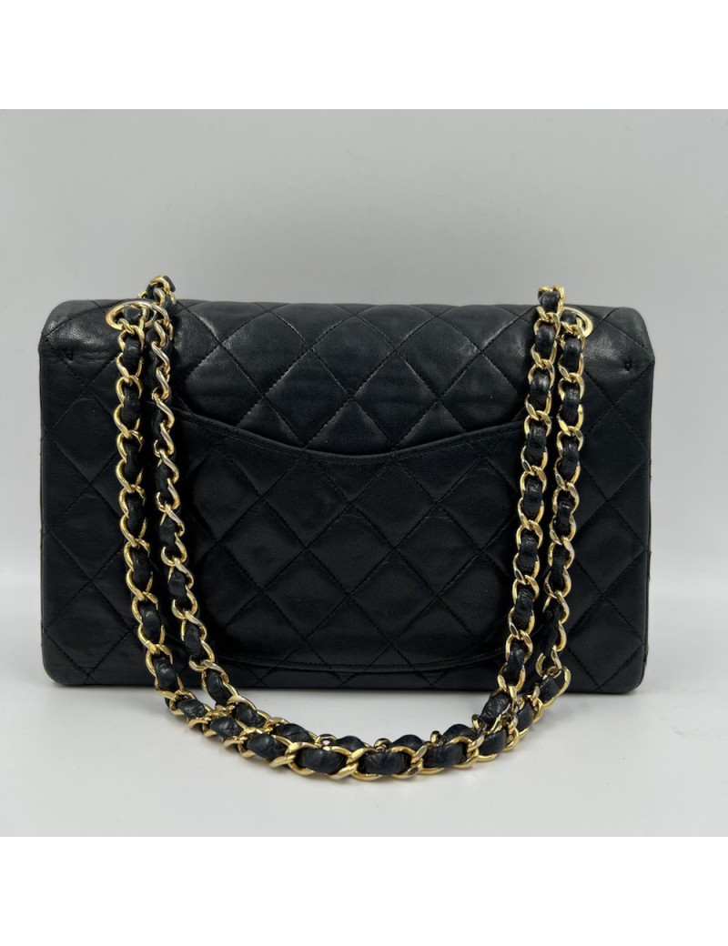Sac timeless vintage CHANEL noir