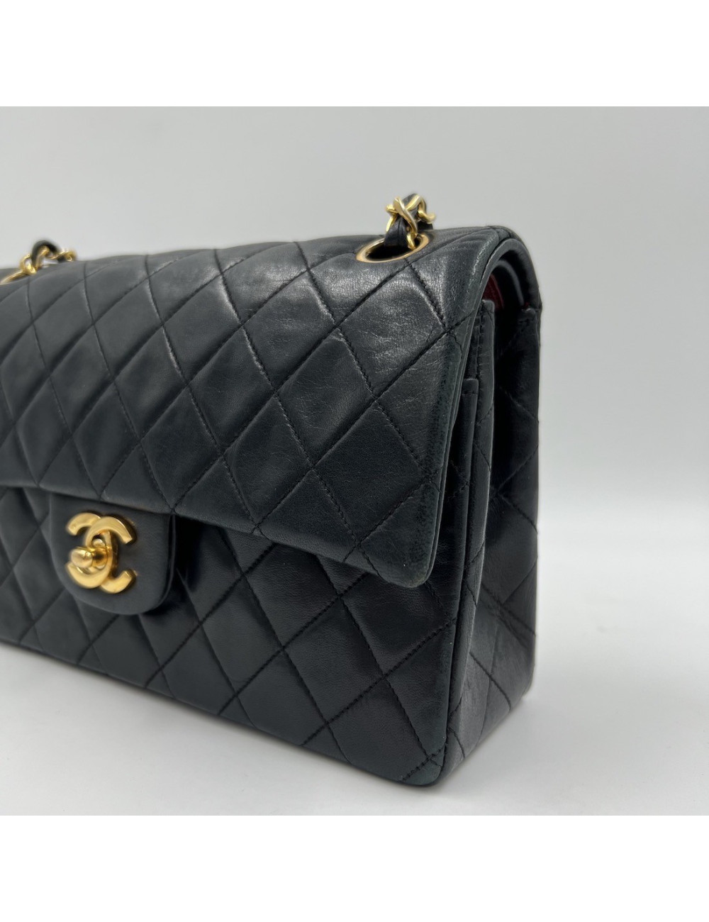Sac timeless vintage CHANEL noir
