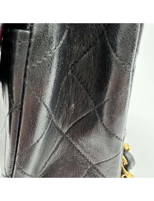 Sac timeless vintage CHANEL noir