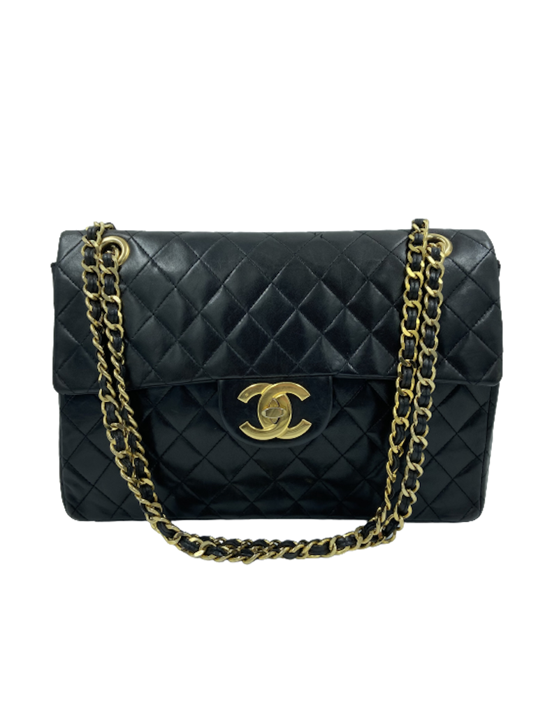 Maxi jumbo CHANEL noir Vintage