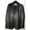 GIANNI VERSACE man black leather jacket