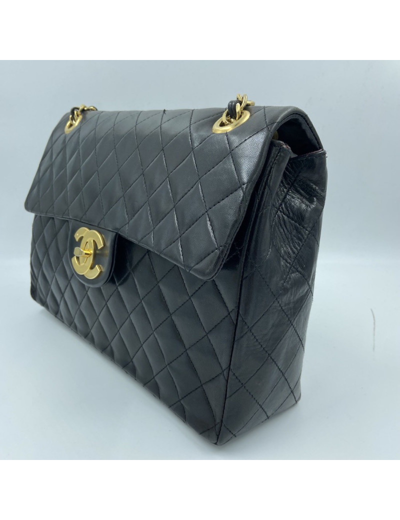 Maxi jumbo CHANEL noir Vintage