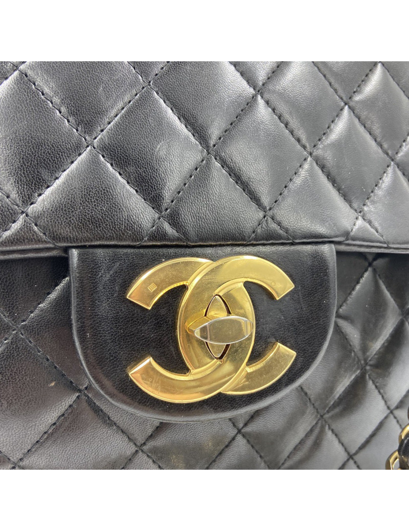 Vintage Maxi jumbo CHANEL FlapBag - Shop here this Beautiful Occasion