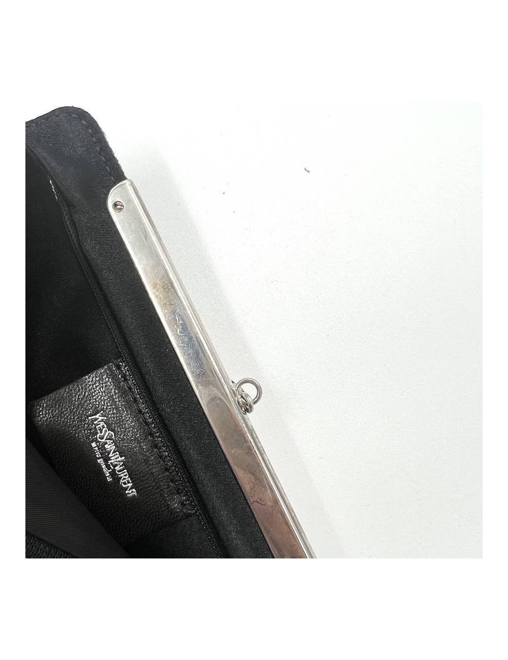 Mini sac du soir YSL velours noir