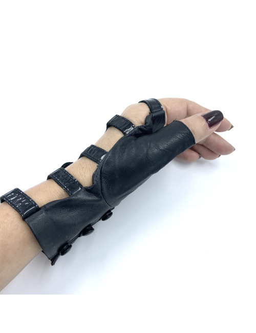 Mitaines CHANEL noires