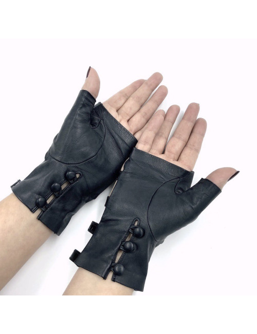 Mitaines CHANEL noires