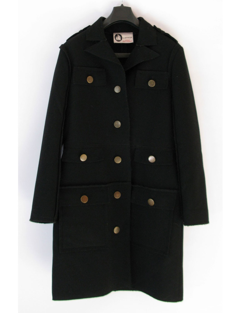 Manteau LANVIN T 40 Noir