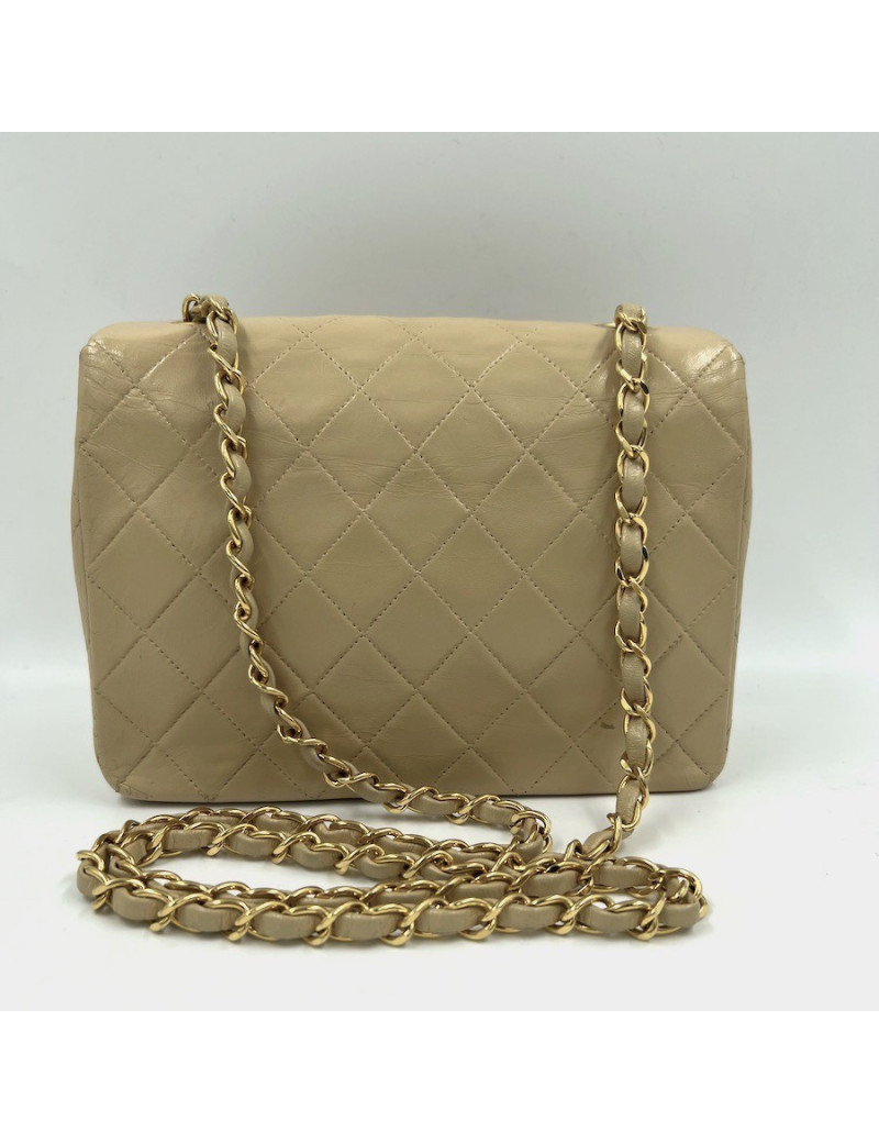Mini timeless CHANEL beige