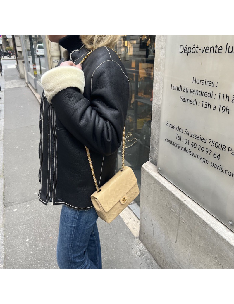 Mini timeless CHANEL beige