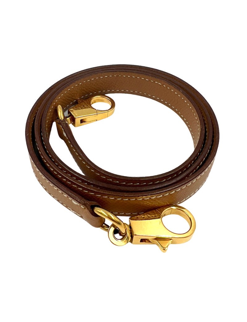 Bandoulière HERMES Epsom gold