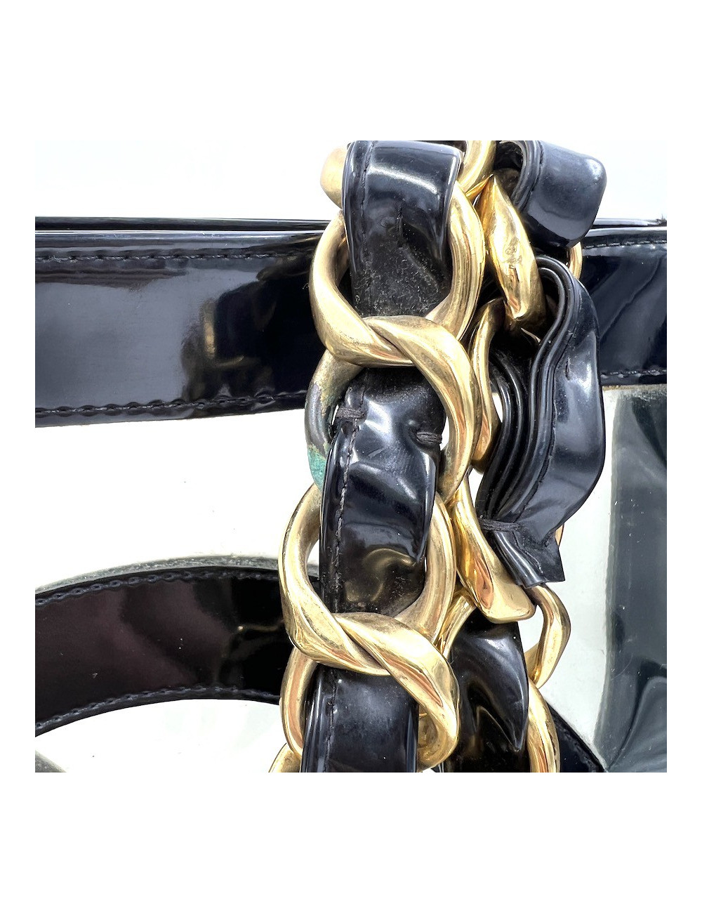 Sac shopping CHANEL CC transparent