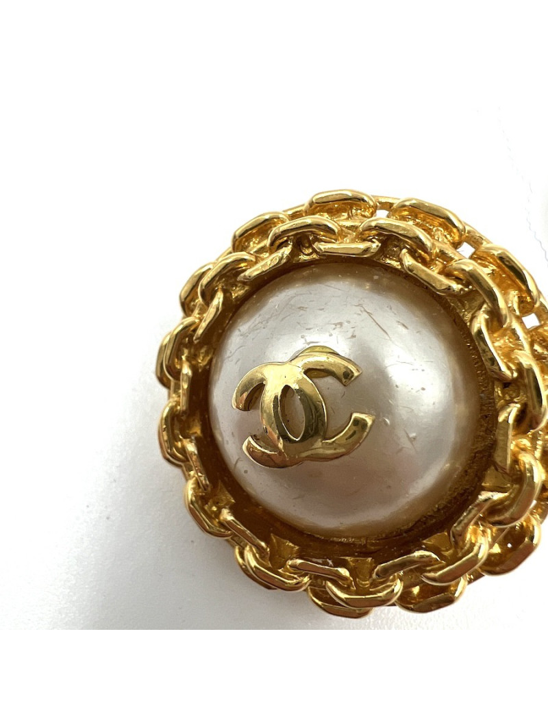 Clips dorés CHANEL Vintage