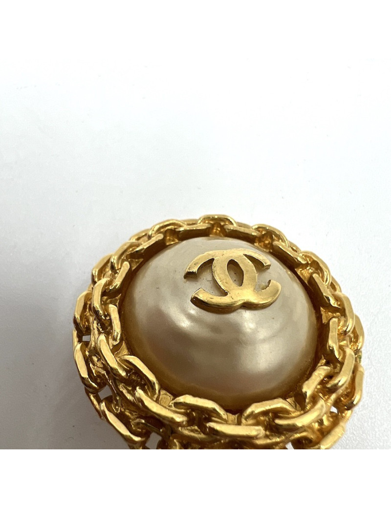 Clips dorés CHANEL Vintage