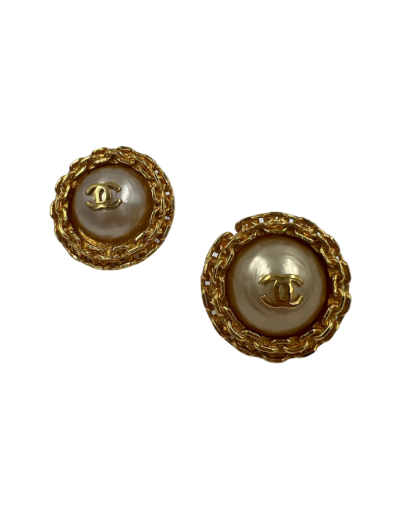 Clips dorés CHANEL Vintage