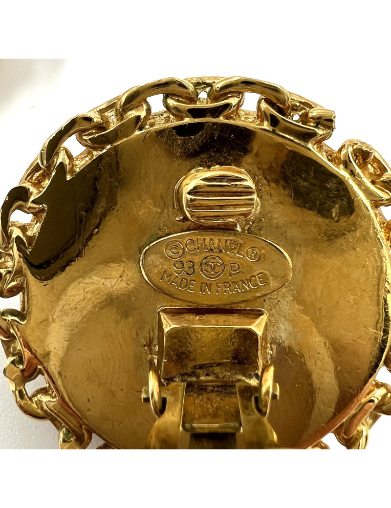 Clips dorés CHANEL Vintage