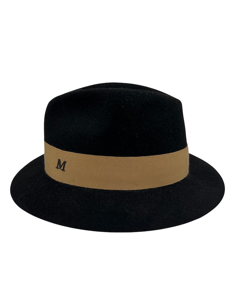 MAISON MICHEL "André" black hat size L