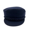 CHANEL Cap in Navy Wool Size L