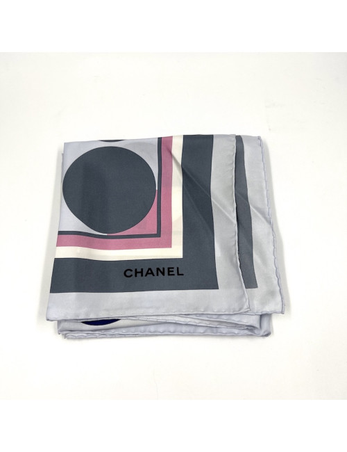 Carré CHANEL soie "CC"