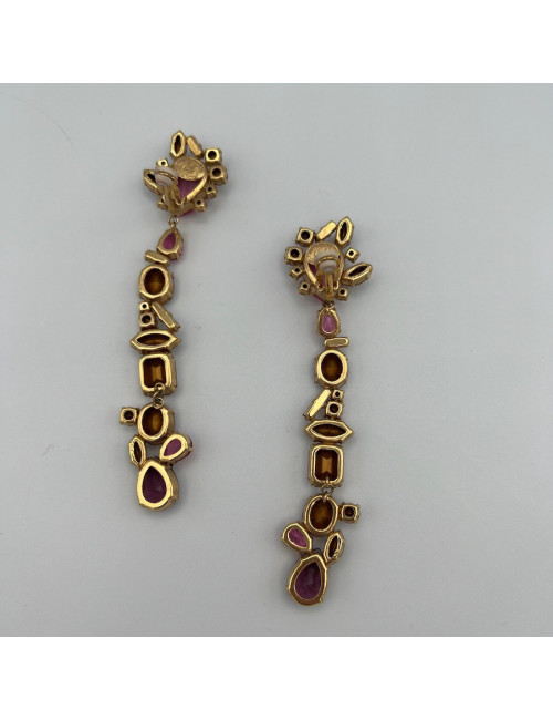 Clips pendants vintage CHRISTIAN LACROIX